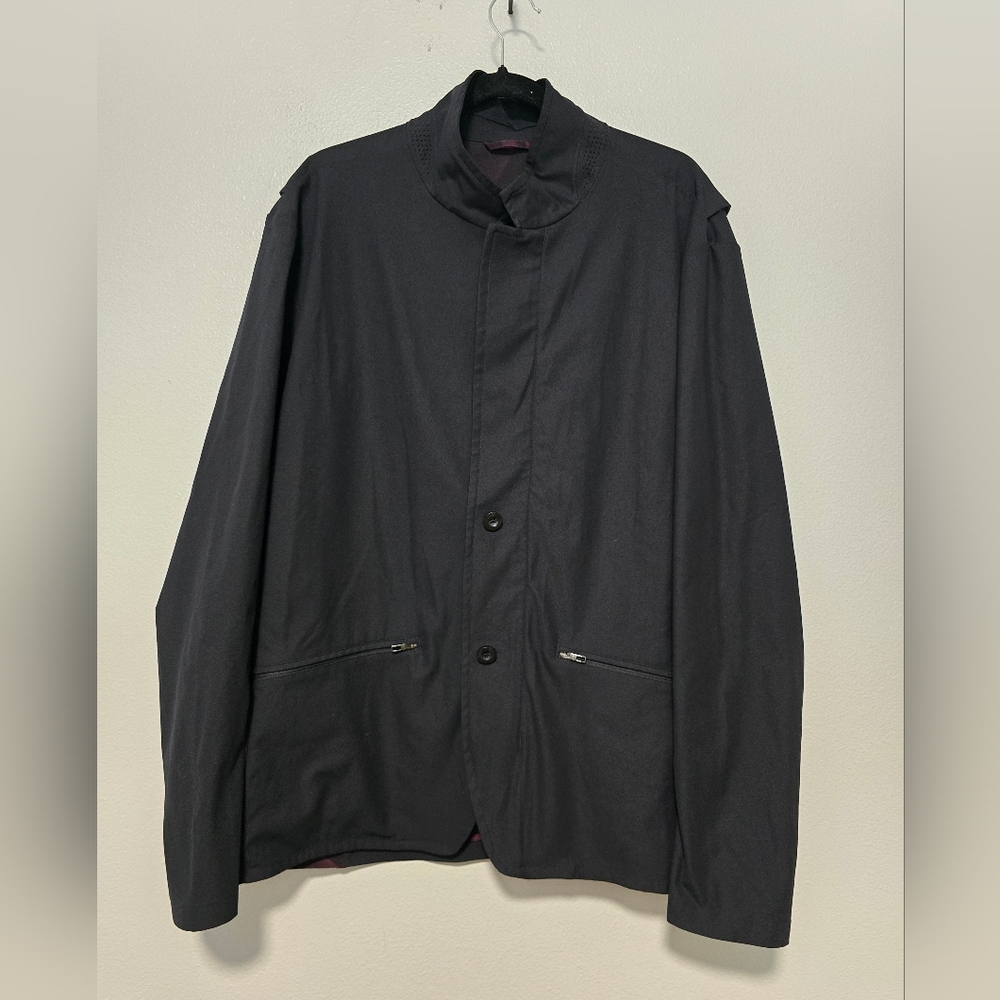 NEW Men's Lululemon athletica Nonstop Zip Button Blazer Black Vented Size XXL